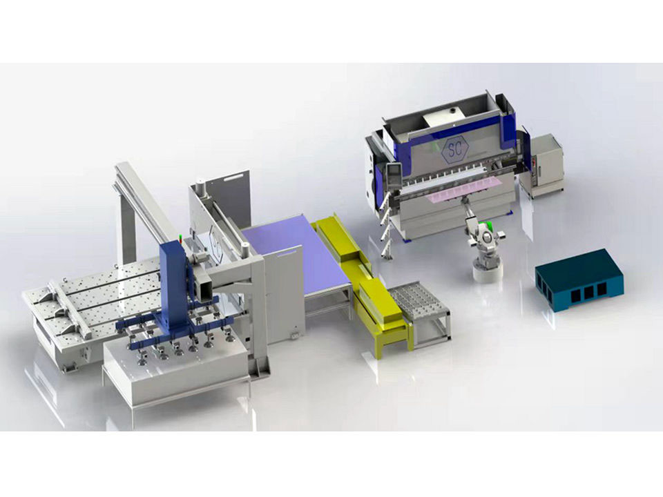 剪板折彎自動化生產(chǎn)線