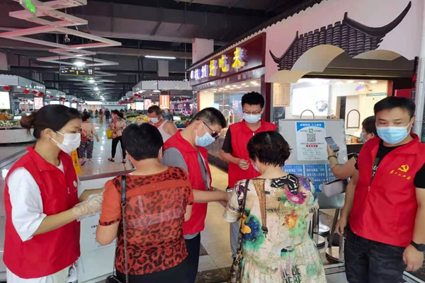 無(wú)錫神沖響應(yīng)陽(yáng)山鎮(zhèn)黨委號(hào)召，加入“桃業(yè)先鋒”黨員志愿者活動(dòng)