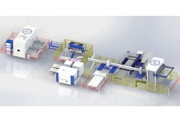激光切割機器人折彎自動拼裝焊接生產(chǎn)線